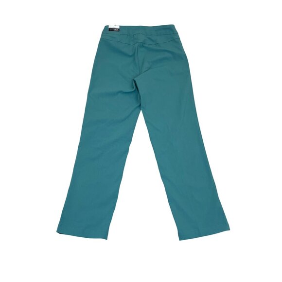 Slim-Sation Women’s Teal Relaxed Leg Pants Tummy Control Panel Sz 4P - New - Picture 2 of 7